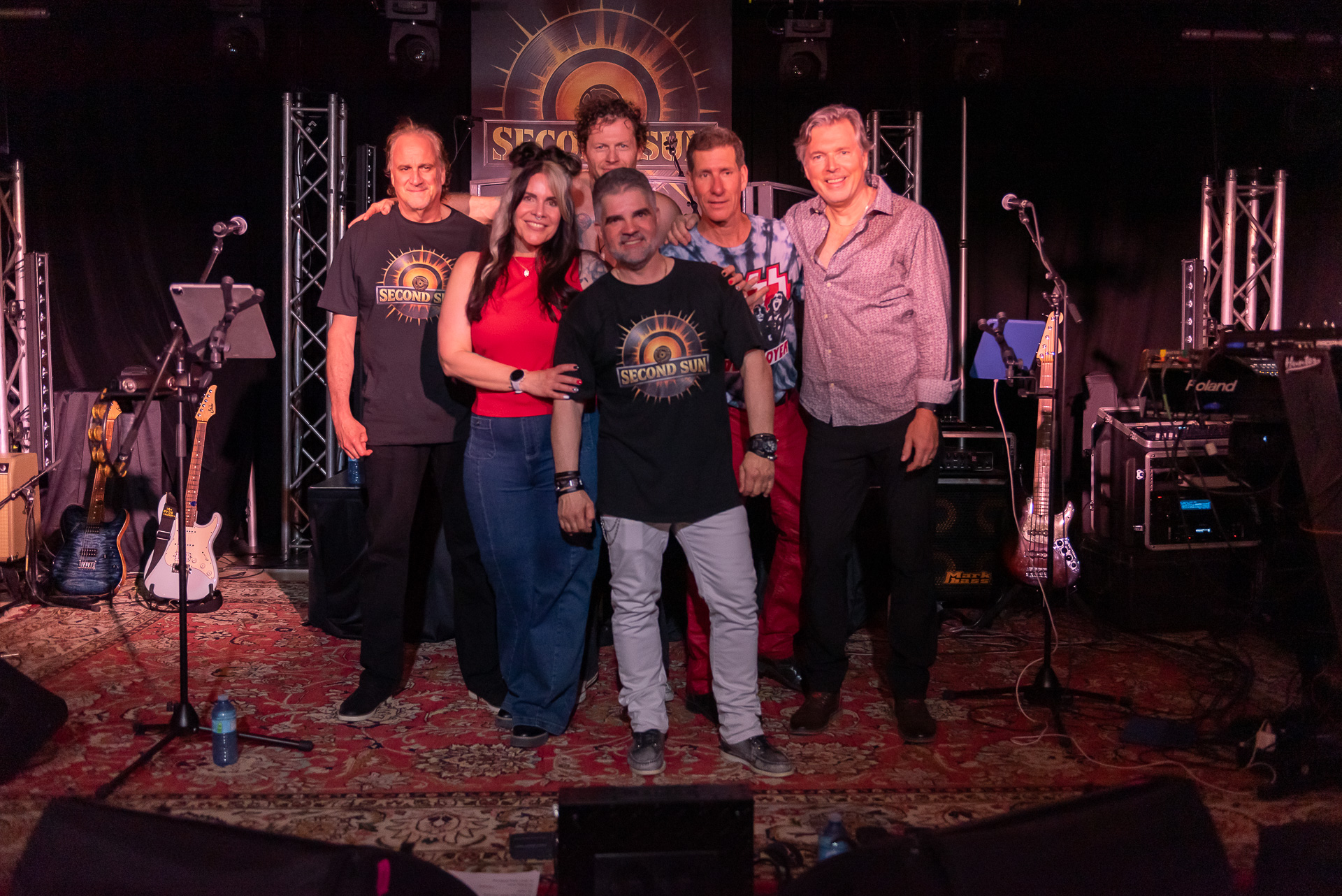 Full band group photo