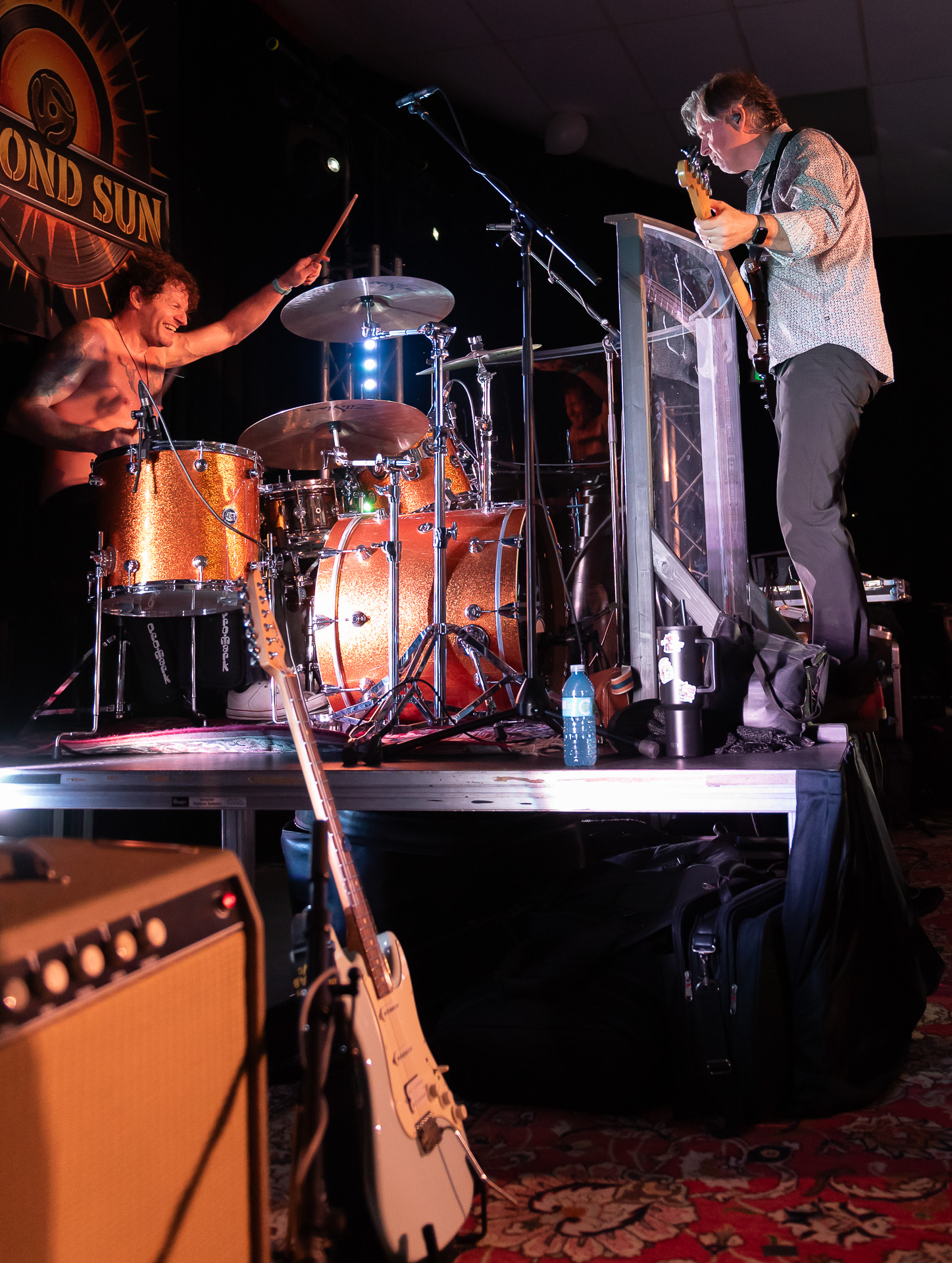Drums on stage
